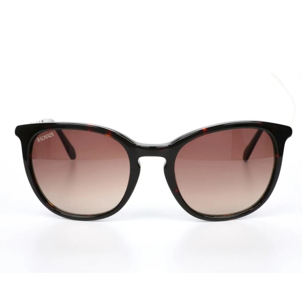 NWOT Balmain BL2084B C01 Havana Cat Eye Sunglasses